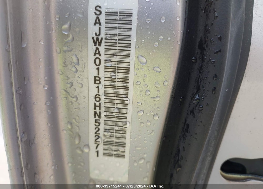 2006 JAGUAR S-TYPE 4.2L V8 VIN: SAJWA01B16HN52271