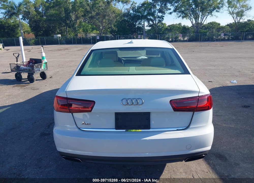 2016 AUDI A6 2.0T PREMIUM VIN: WAUCFAFC2GN078809