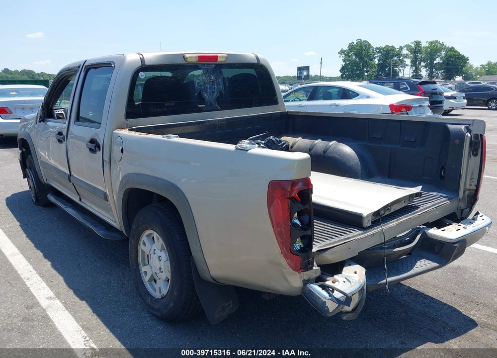 2008 CHEVROLET COLORADO LT VIN: 1GCDT33E588225271