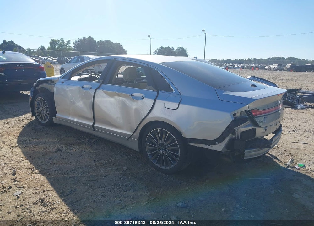 2015 LINCOLN MKZ HYBRID VIN: 3LN6L2LU7FR626578