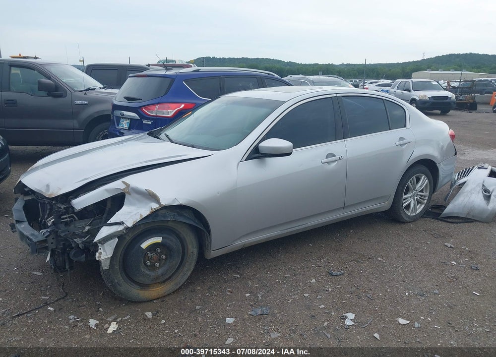2011 INFINITI G25X VIN: JN1DV6AR1BM451827