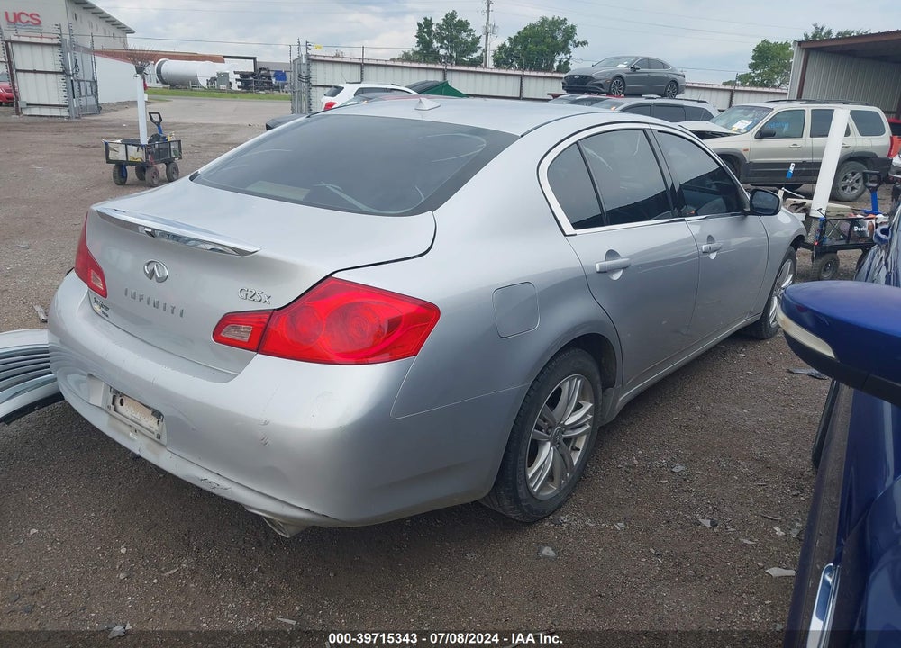 2011 INFINITI G25X VIN: JN1DV6AR1BM451827