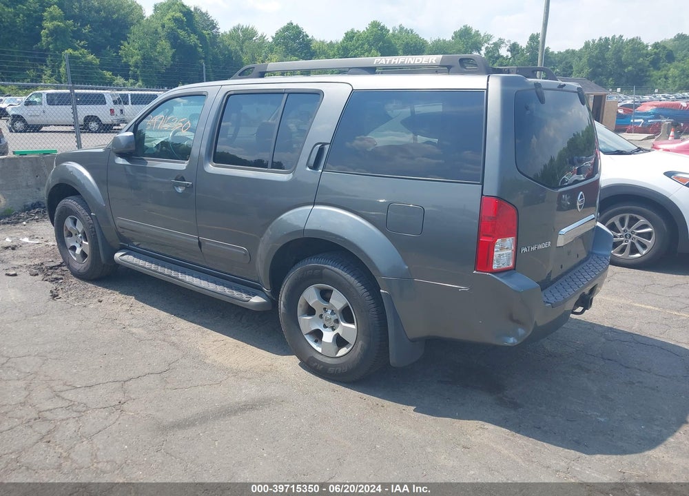 2007 NISSAN PATHFINDER SE VIN: 5N1AR18W77C643815
