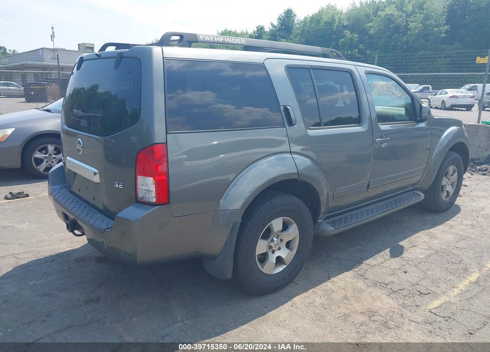 2007 NISSAN PATHFINDER SE VIN: 5N1AR18W77C643815