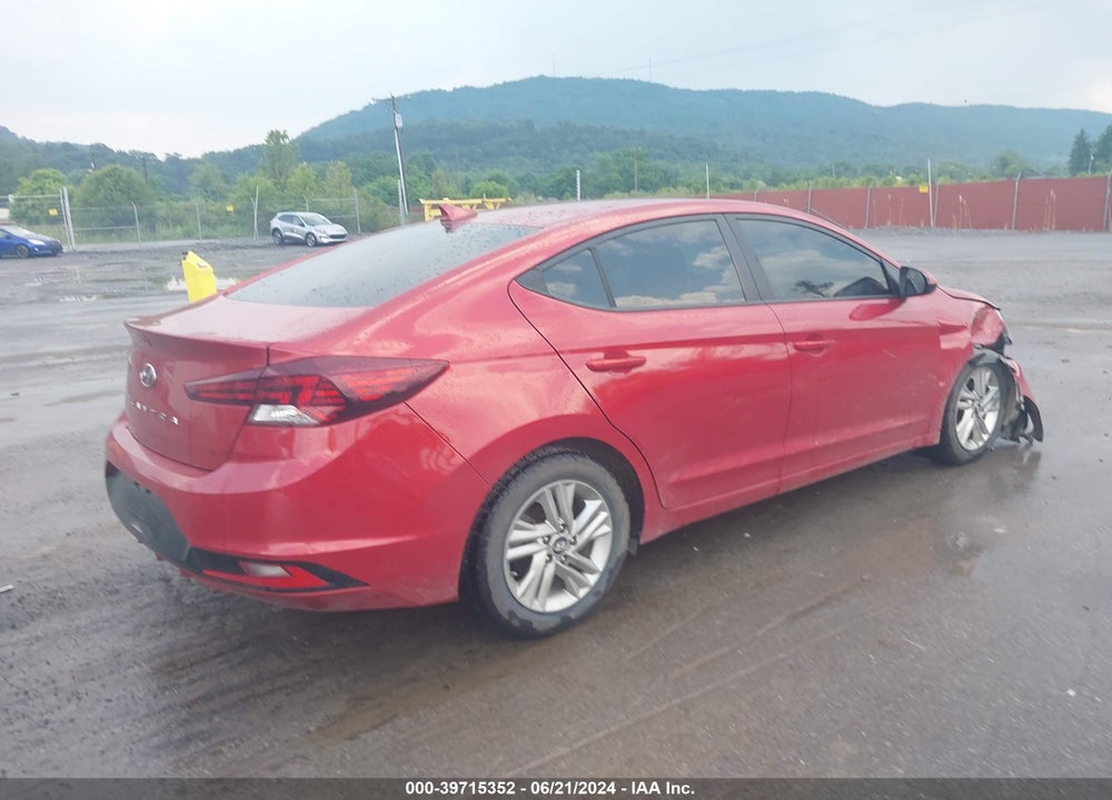 2019 HYUNDAI ELANTRA SEL VIN: 5NPD84LF7KH403321