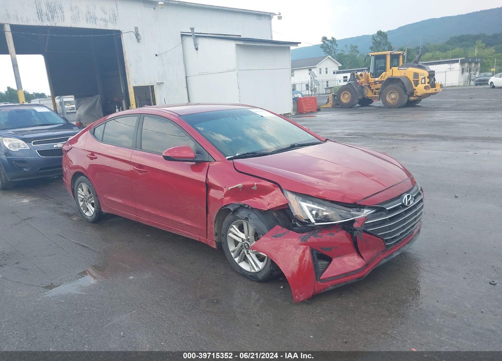 2019 HYUNDAI ELANTRA SEL VIN: 5NPD84LF7KH403321