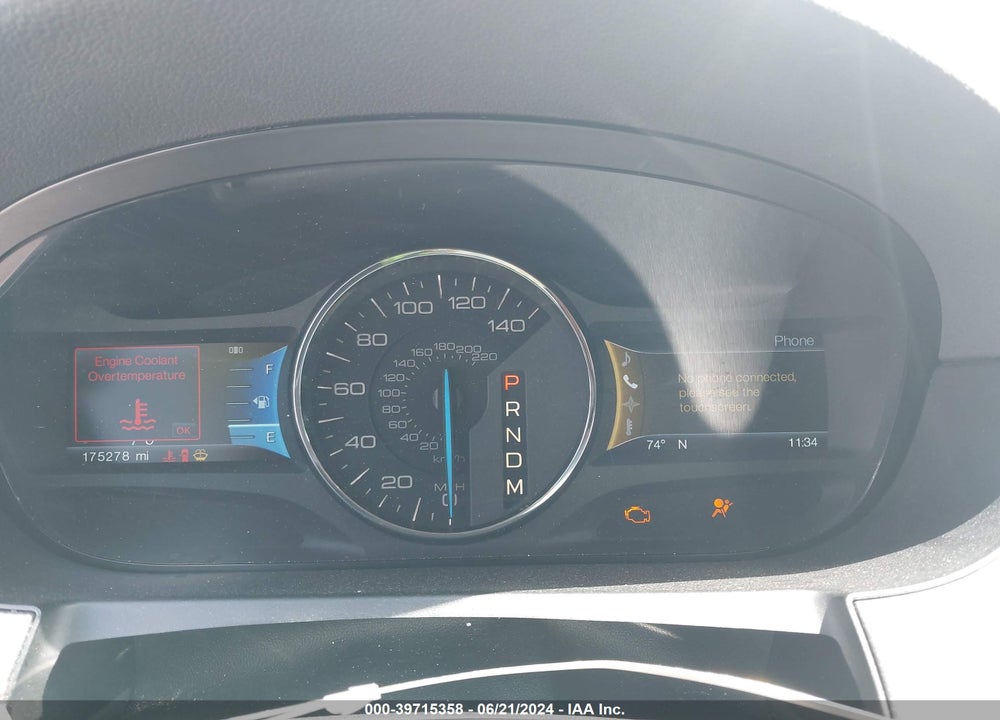 2012 FORD EDGE SEL VIN: 2FMDK3JC6CBA89738