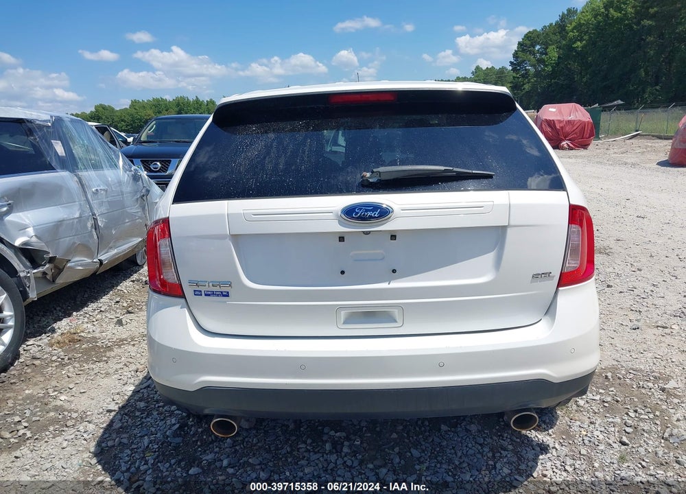 2012 FORD EDGE SEL VIN: 2FMDK3JC6CBA89738