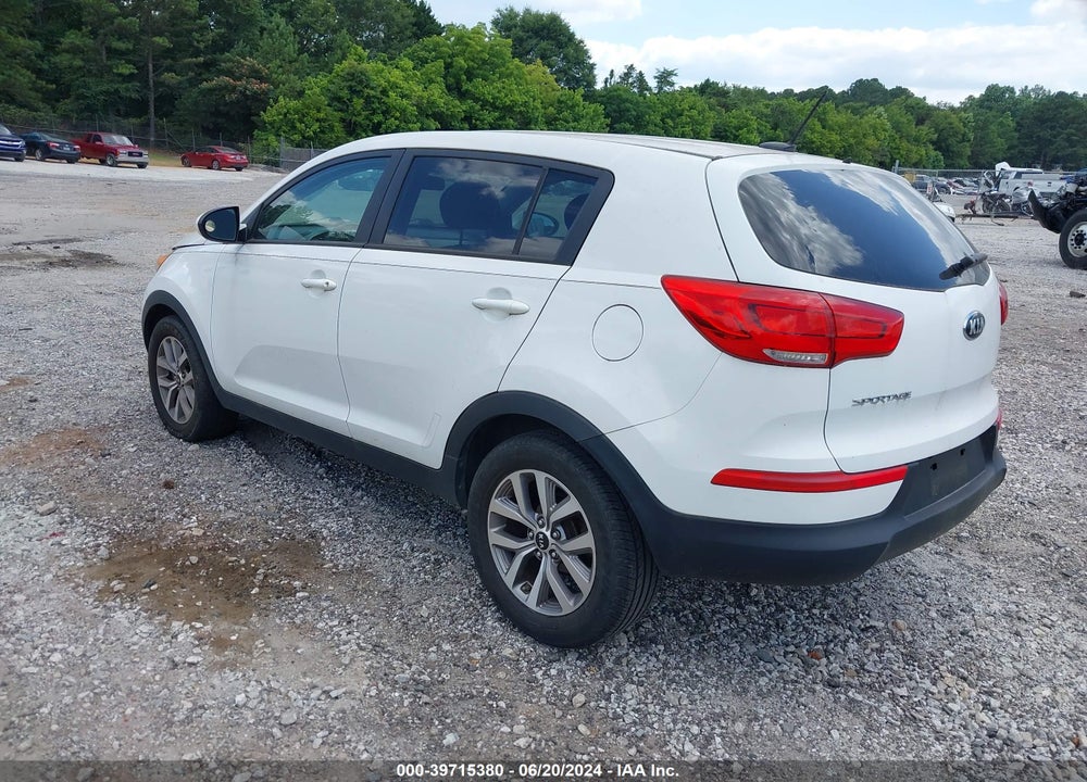 2016 KIA SPORTAGE LX VIN: KNDPB3AC6G7836609