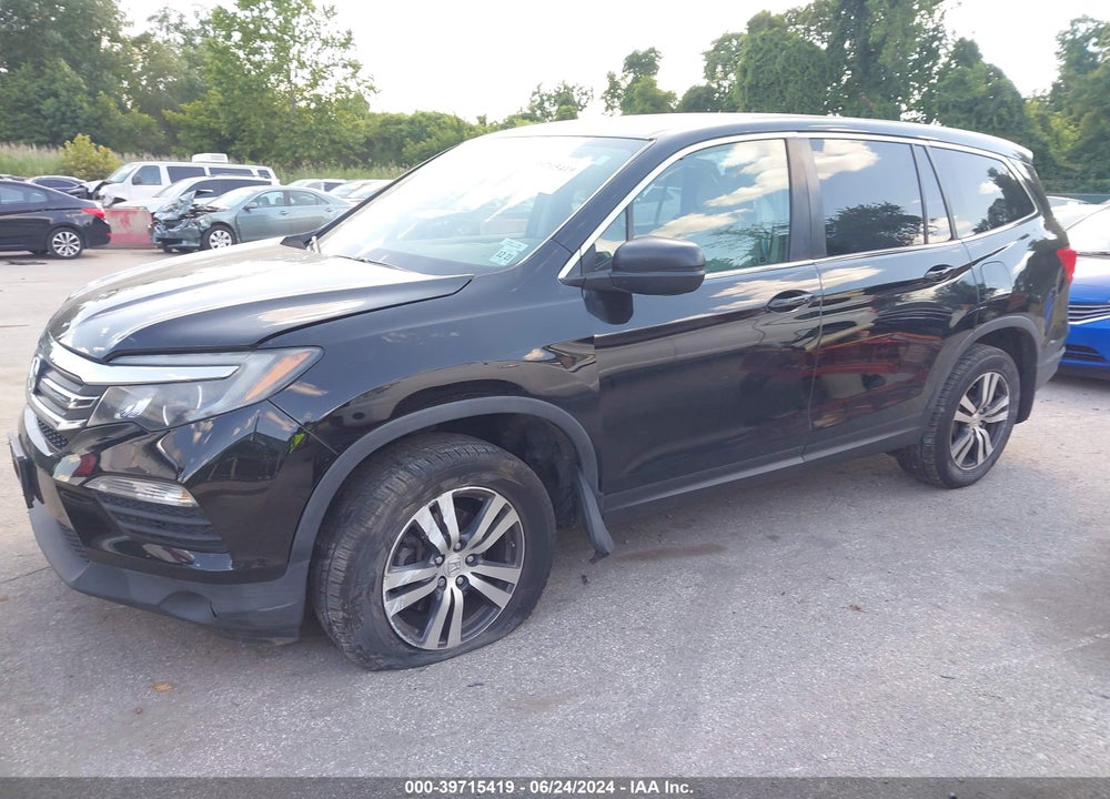 2017 HONDA PILOT EX VIN: 5FNYF6H34HB003497