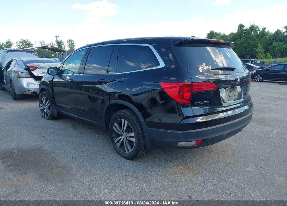 2017 HONDA PILOT EX VIN: 5FNYF6H34HB003497