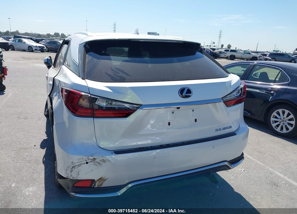 2022 LEXUS RX 450H VIN: 2T2HGMDA6NC086173