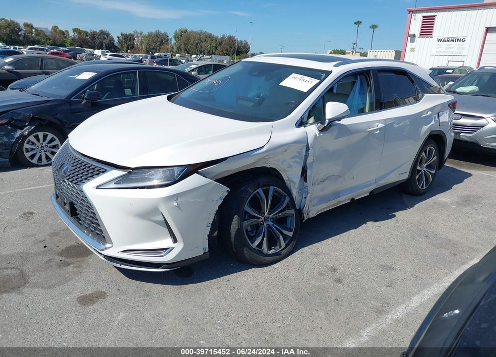 2022 LEXUS RX 450H VIN: 2T2HGMDA6NC086173