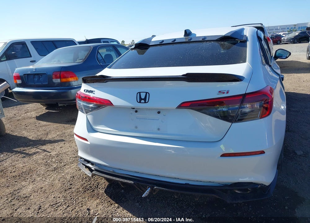 2022 HONDA CIVIC SI SEDAN VIN: 2HGFE1E51NH472721