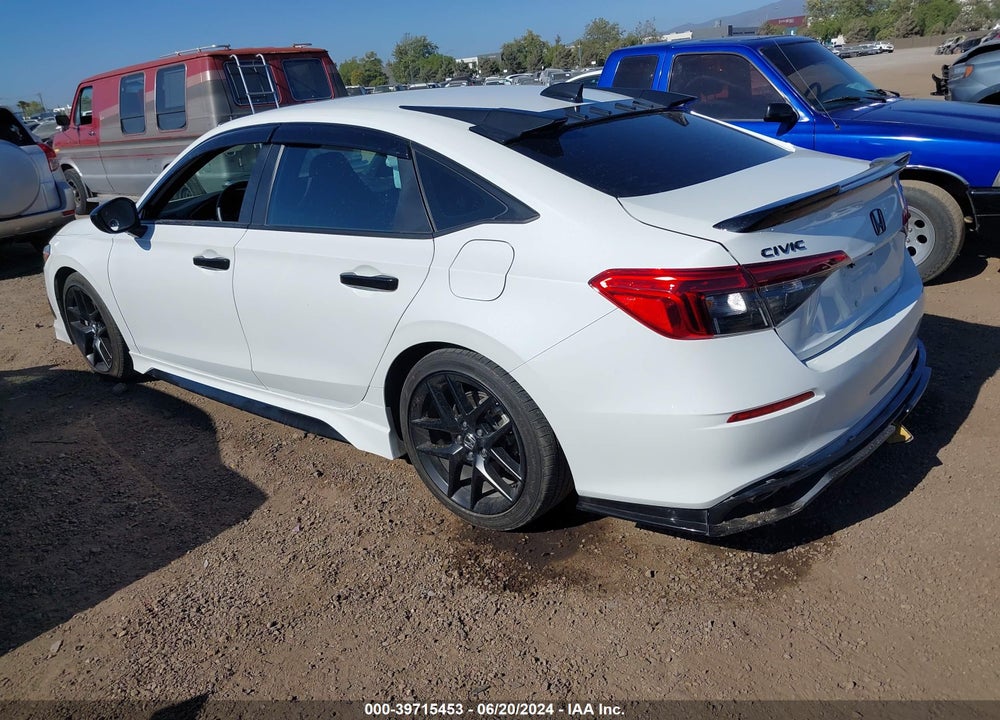2022 HONDA CIVIC SI SEDAN VIN: 2HGFE1E51NH472721