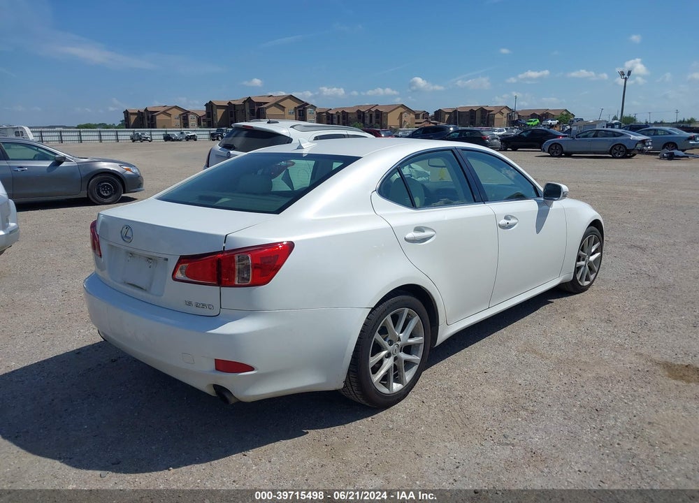 2011 LEXUS IS 250 VIN: JTHBF5C21B5134098