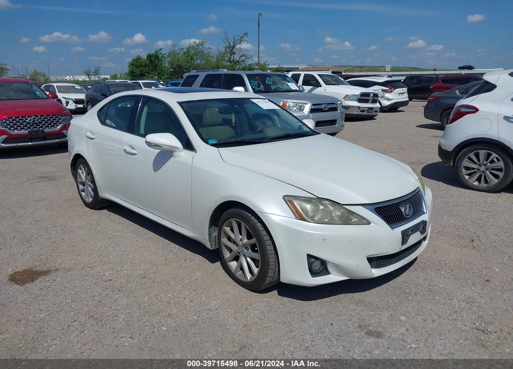 2011 LEXUS IS 250 VIN: JTHBF5C21B5134098