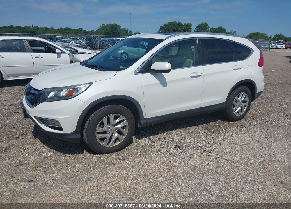 2015 HONDA CR-V EX-L VIN: 5J6RM4H73FL121868