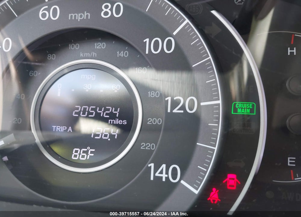 2015 HONDA CR-V EX-L VIN: 5J6RM4H73FL121868