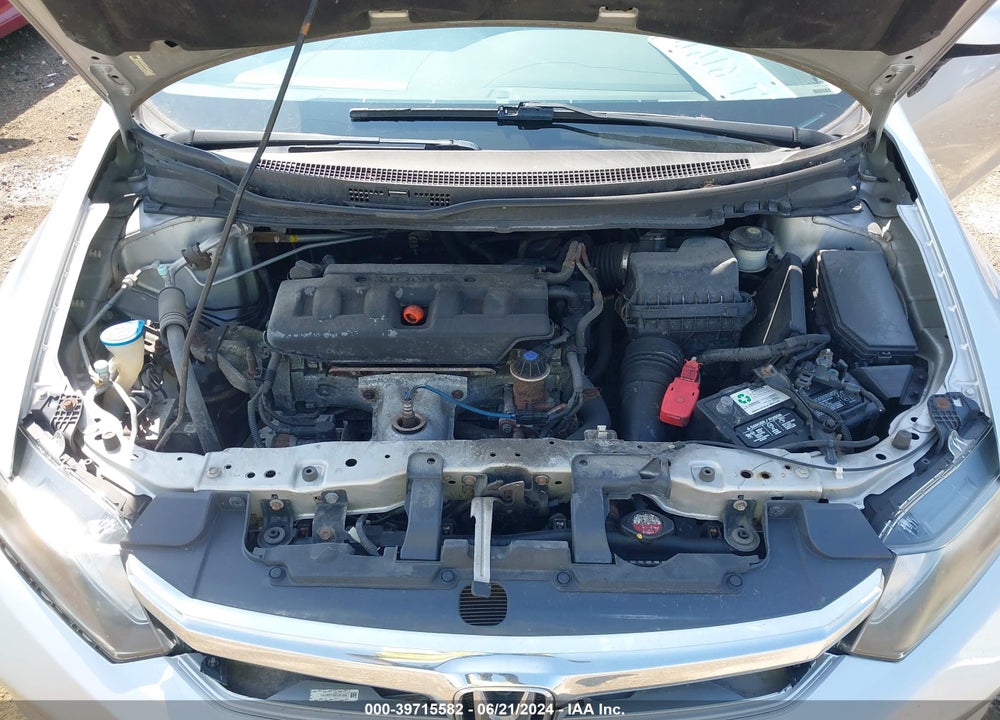 2012 HONDA CIVIC LX VIN: 19XFB2F5XCE087761