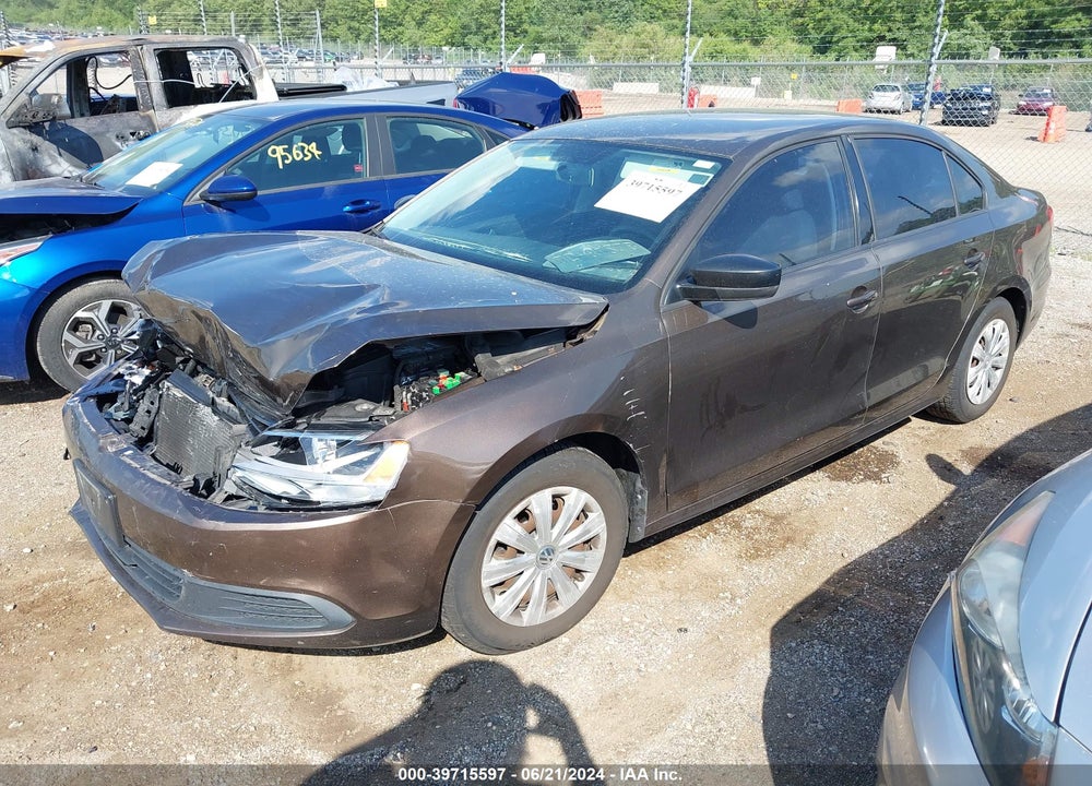 2014 VOLKSWAGEN JETTA 2.0L S VIN: 3VW2K7AJ0EM226740