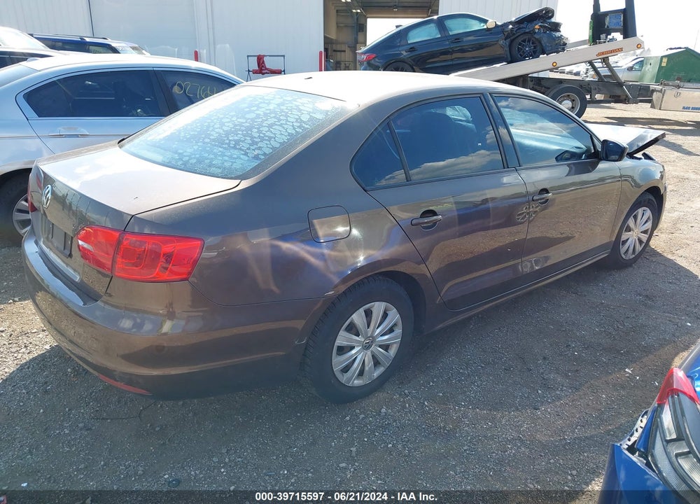 2014 VOLKSWAGEN JETTA 2.0L S VIN: 3VW2K7AJ0EM226740