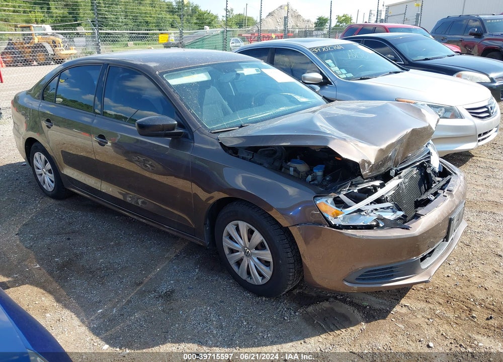 2014 VOLKSWAGEN JETTA 2.0L S VIN: 3VW2K7AJ0EM226740