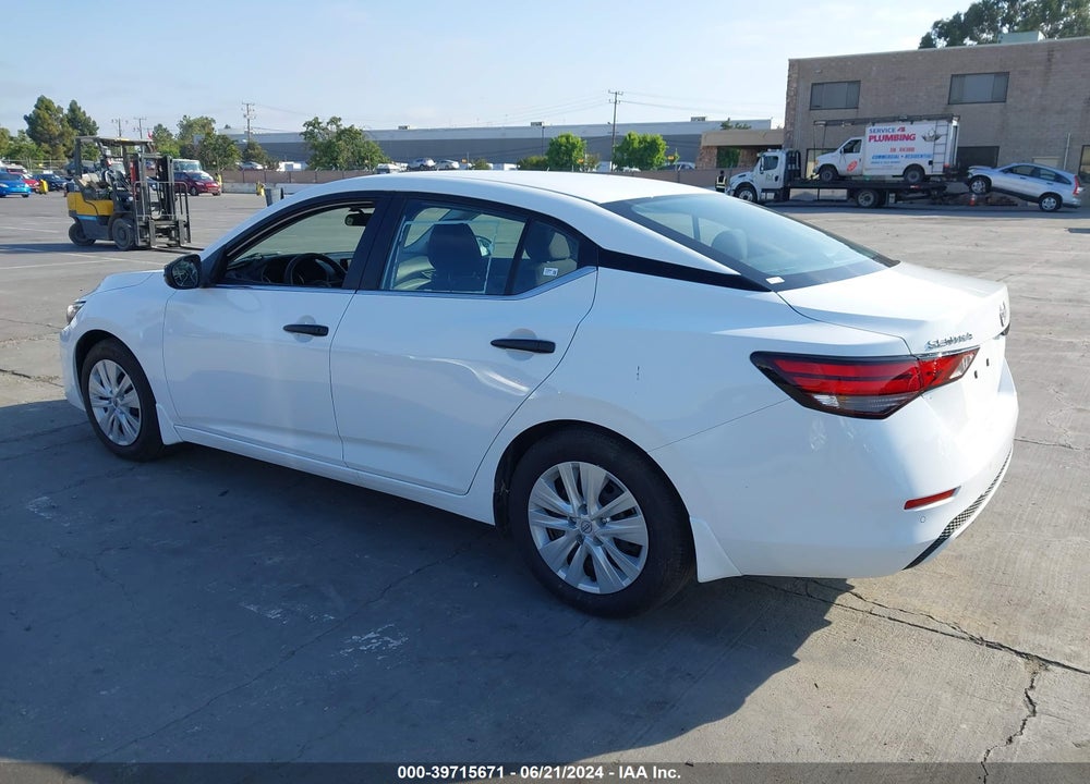 2024 NISSAN SENTRA S XTRONIC CVT VIN: 3N1AB8BV0RY265304