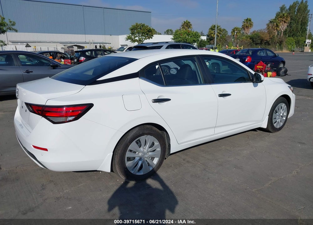 2024 NISSAN SENTRA S XTRONIC CVT VIN: 3N1AB8BV0RY265304