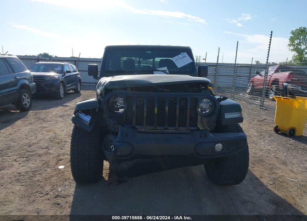 2022 JEEP GLADIATOR WILLYS 4X4 VIN: 1C6JJTAM8NL164405