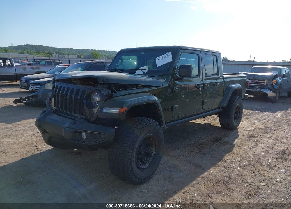 2022 JEEP GLADIATOR WILLYS 4X4 VIN: 1C6JJTAM8NL164405