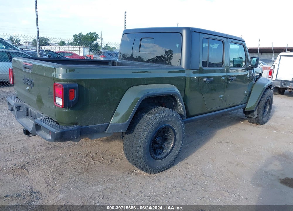 2022 JEEP GLADIATOR WILLYS 4X4 VIN: 1C6JJTAM8NL164405