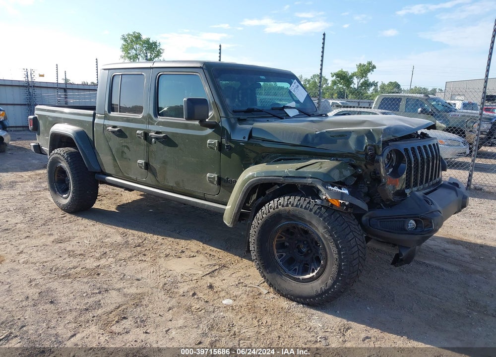 2022 JEEP GLADIATOR WILLYS 4X4 VIN: 1C6JJTAM8NL164405