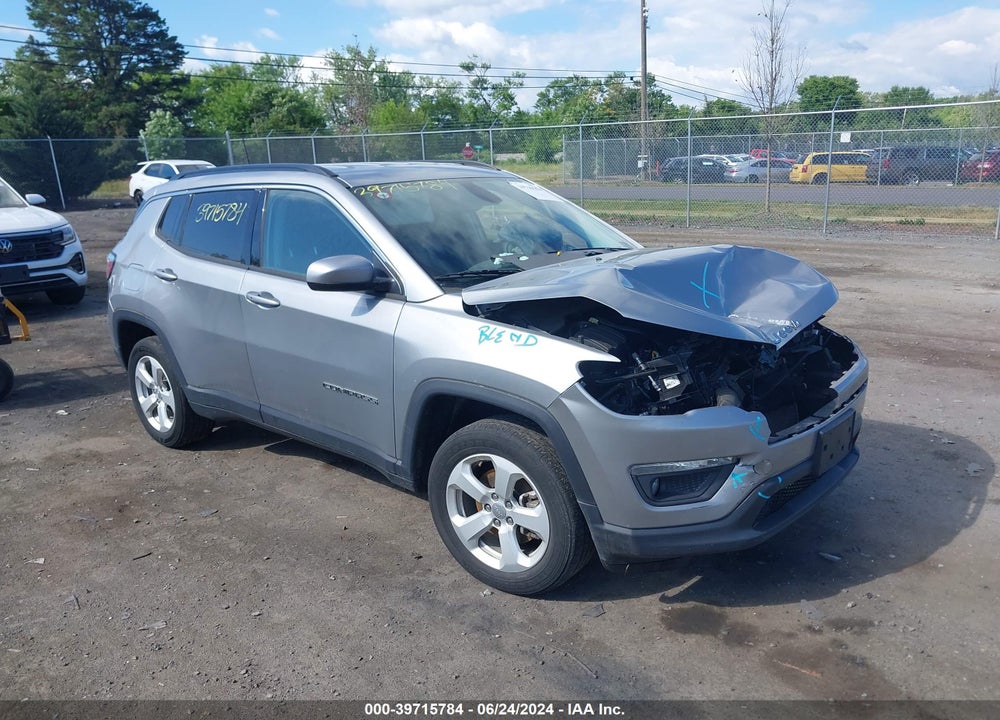 2021 JEEP COMPASS LATITUDE 4X4 VIN: 3C4NJDBB7MT504899