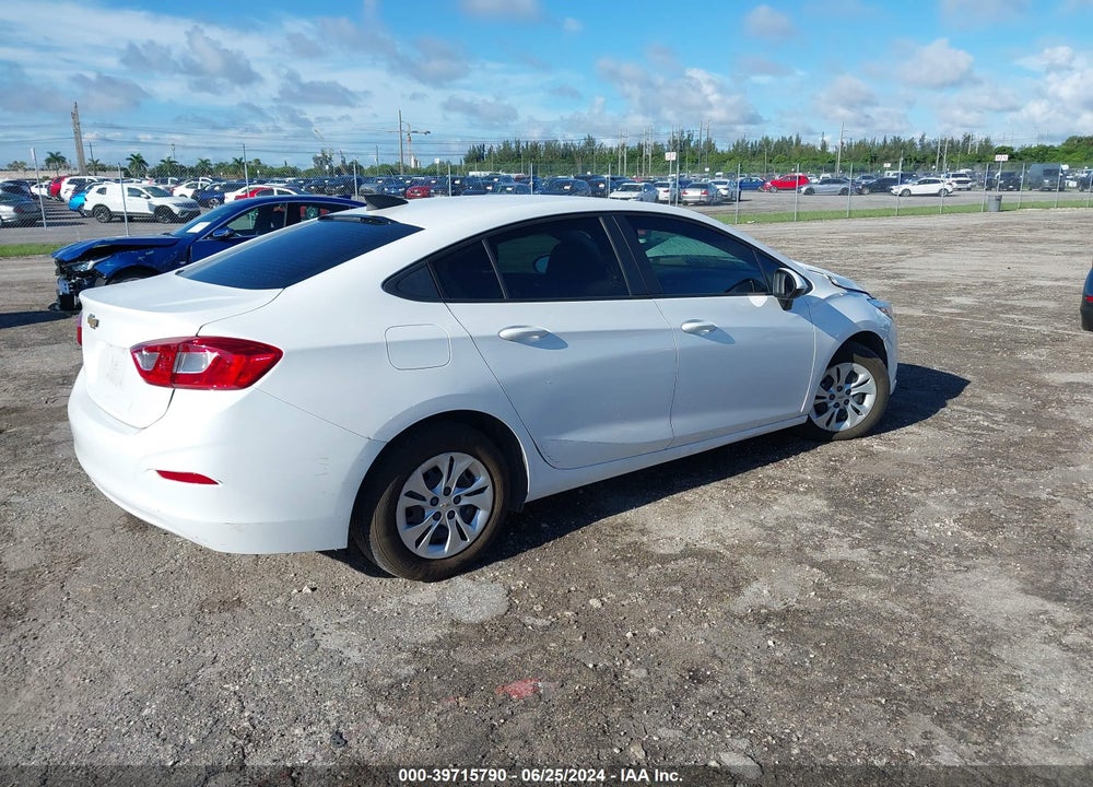 2019 CHEVROLET CRUZE LS VIN: 1G1BC5SM4K7150788