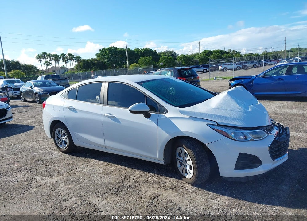 2019 CHEVROLET CRUZE LS VIN: 1G1BC5SM4K7150788