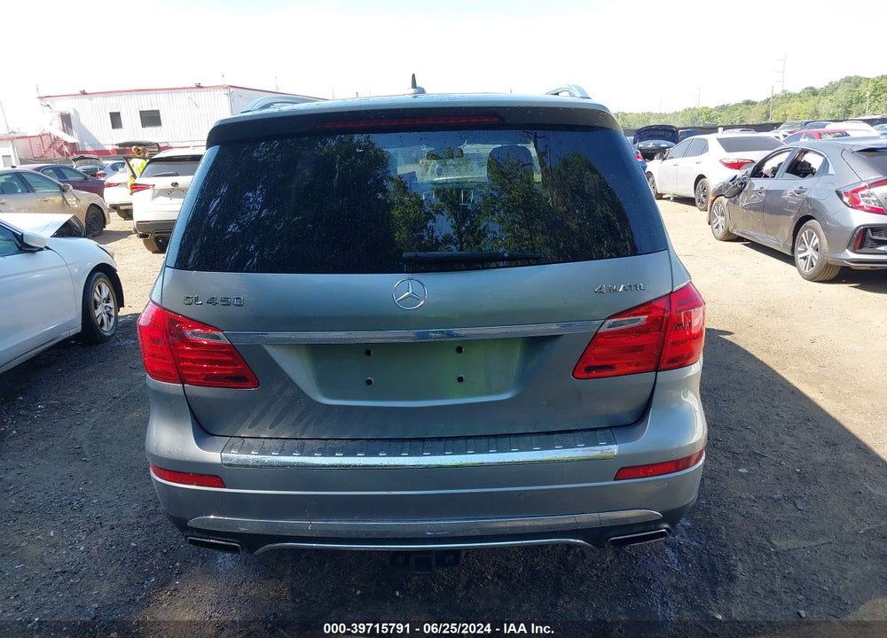 2015 MERCEDES-BENZ GL 450 4MATIC VIN: 4JGDF6EE5FA505988