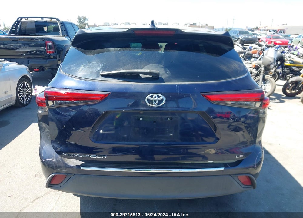 2020 TOYOTA HIGHLANDER LE VIN: 5TDZZRAH5LS003855