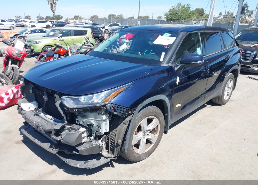 2020 TOYOTA HIGHLANDER LE VIN: 5TDZZRAH5LS003855