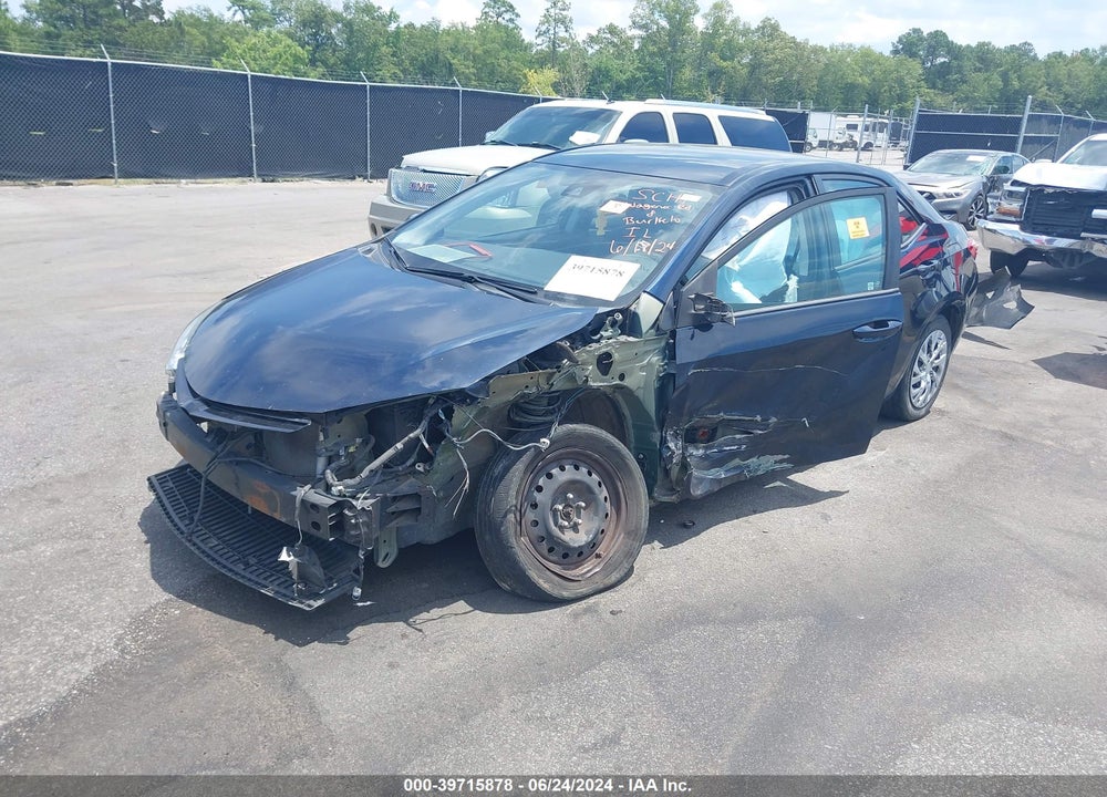 2017 TOYOTA COROLLA LE VIN: 5YFBURHE5HP653393