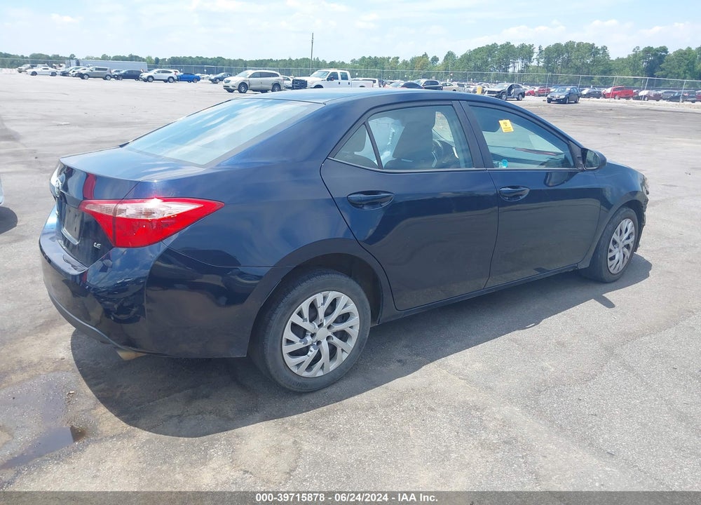 2017 TOYOTA COROLLA LE VIN: 5YFBURHE5HP653393