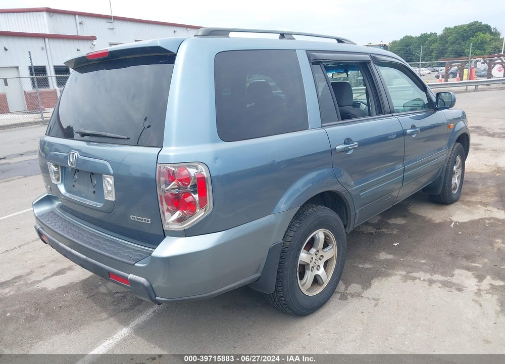 2007 HONDA PILOT EX VIN: 2HKYF18457H534011