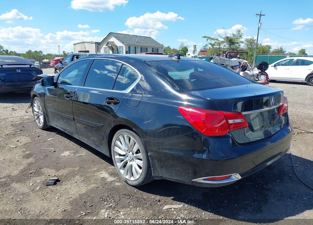 2014 ACURA RLX VIN: JH4KC1F70EC004502