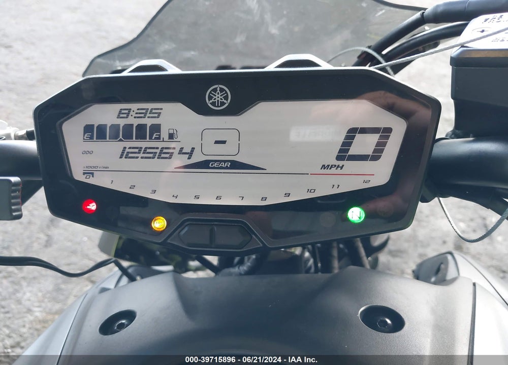 2018 YAMAHA MT07 VIN: JYARM27E1JA001092