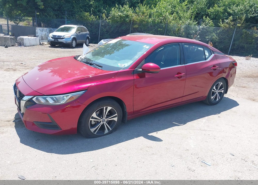 2021 NISSAN SENTRA SV XTRONIC CVT VIN: 3N1AB8CV6MY207186