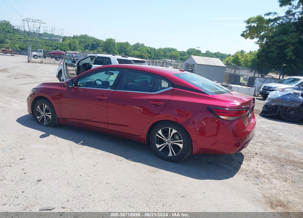 2021 NISSAN SENTRA SV XTRONIC CVT VIN: 3N1AB8CV6MY207186