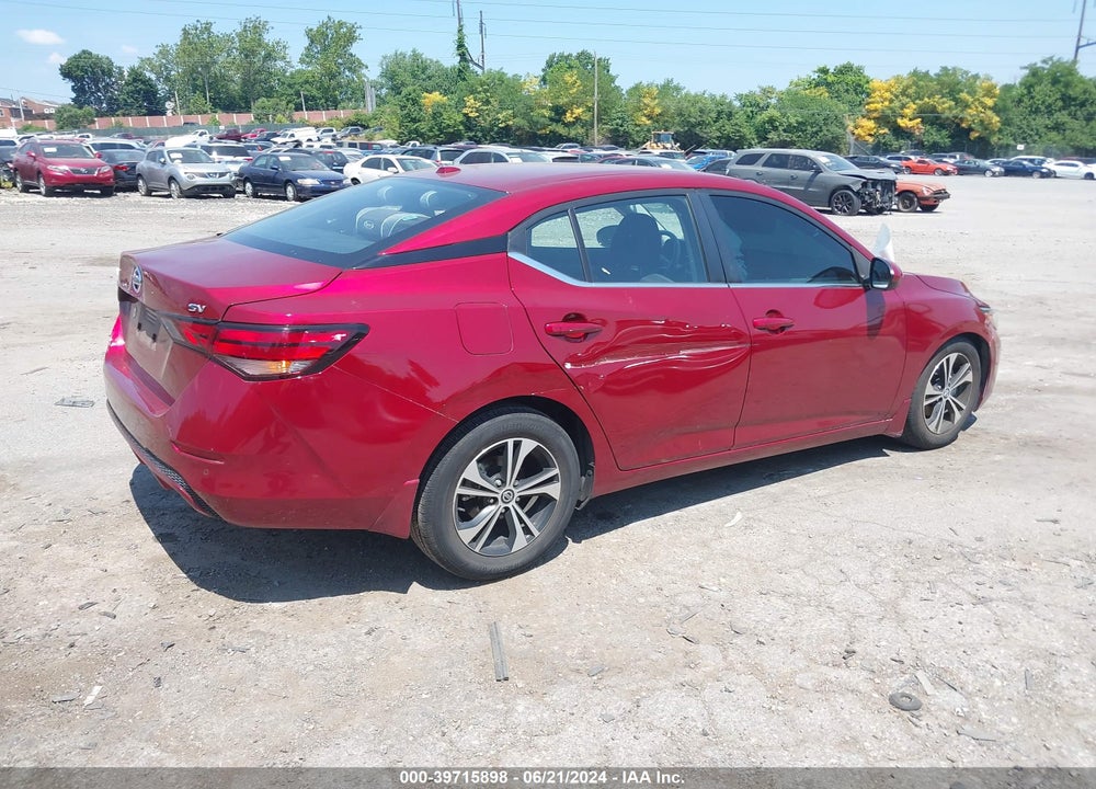 2021 NISSAN SENTRA SV XTRONIC CVT VIN: 3N1AB8CV6MY207186