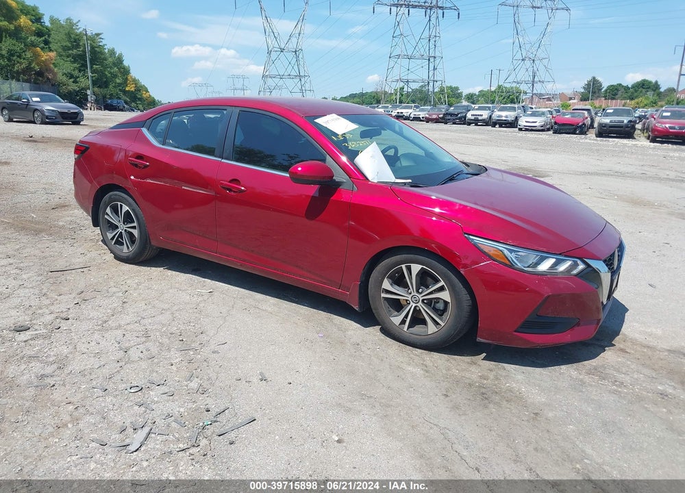 2021 NISSAN SENTRA SV XTRONIC CVT VIN: 3N1AB8CV6MY207186