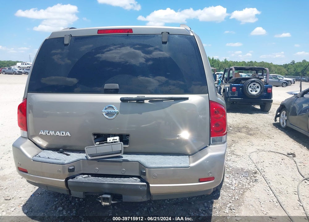 2008 NISSAN ARMADA SE VIN: 5N1AA08D08N601718