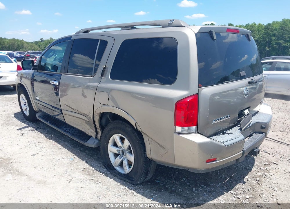2008 NISSAN ARMADA SE VIN: 5N1AA08D08N601718